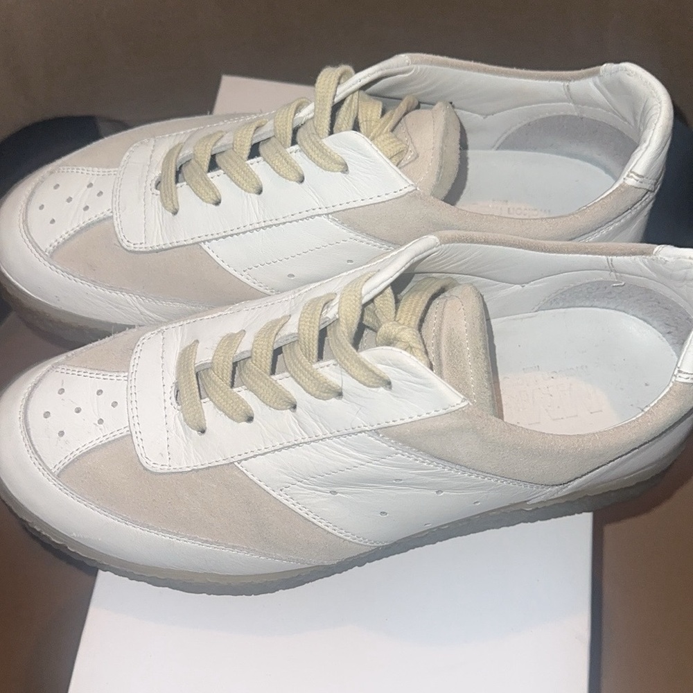 MM6 Maison Margiela leather sneakers